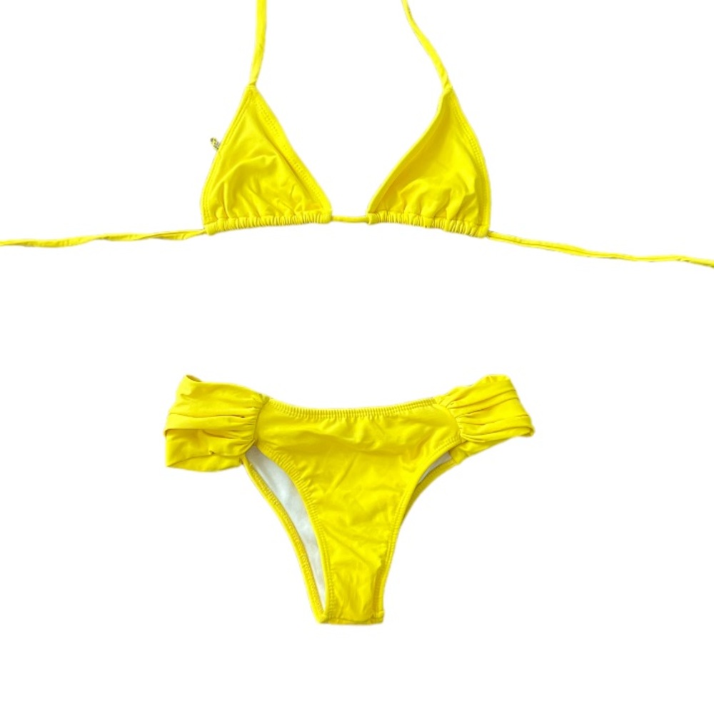 yellow bikini